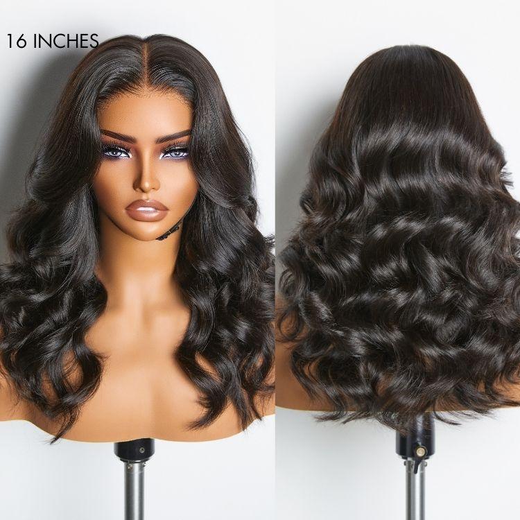 PreMax Wigs - 180% Density Super Natural Hairline Loose Body Wave Glueless 5x5 Closure HD Lace Wig Pre-Cut Lace | Large & Small Cap Size