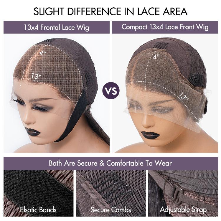 Curly Bob Wig – Brown Mix & 13x4 Lace