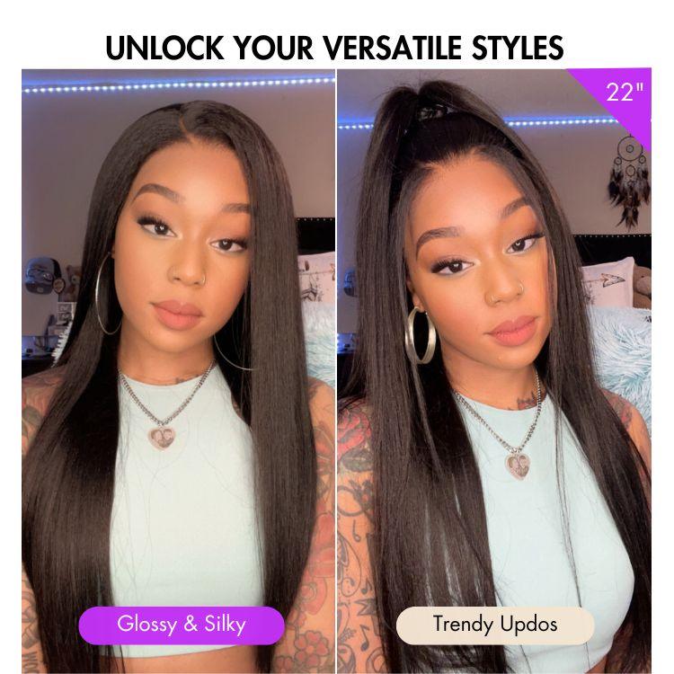Luvme Hair PartingMax Glueless Wig Silky Straight 7x6 Closure HD Lace Pre Plucked & Bleached Breathable Cap - US Only