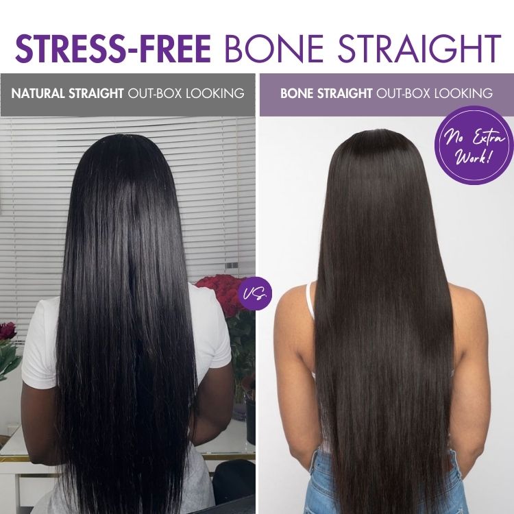 Bone Straight Wig – 5x5 HD Lace & Glueless