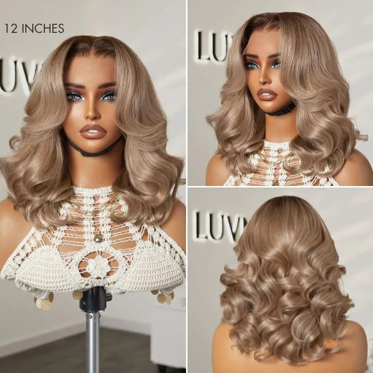 Ash Water Wave Wig – 13x4 Lace & Glueless