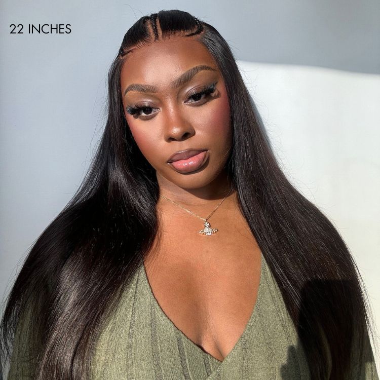 Luvme Hair Pre-Braided Style Pre-Knotless PartingMax Glueless 7x6 HD Lace Silky Straight Long Wig Pre-Cut Lace