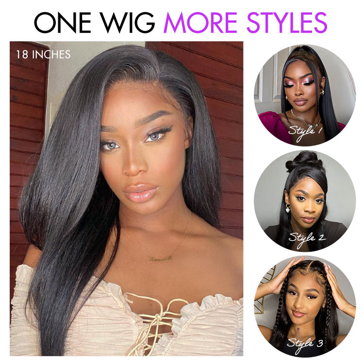Silky Straight Wig – 13x4 Lace & Glueless