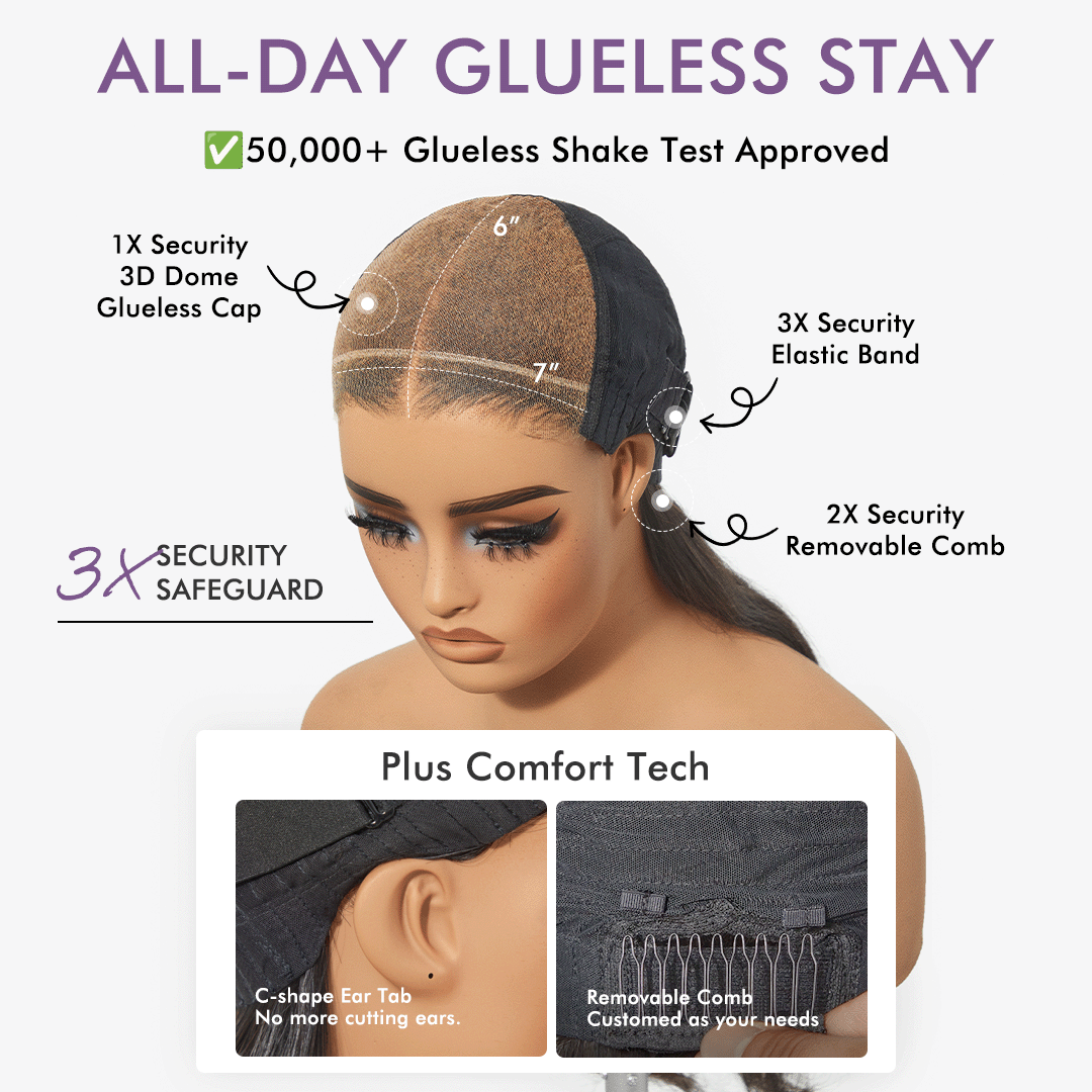 Bone Straight Wig – 7x6 HD Lace & Glueless