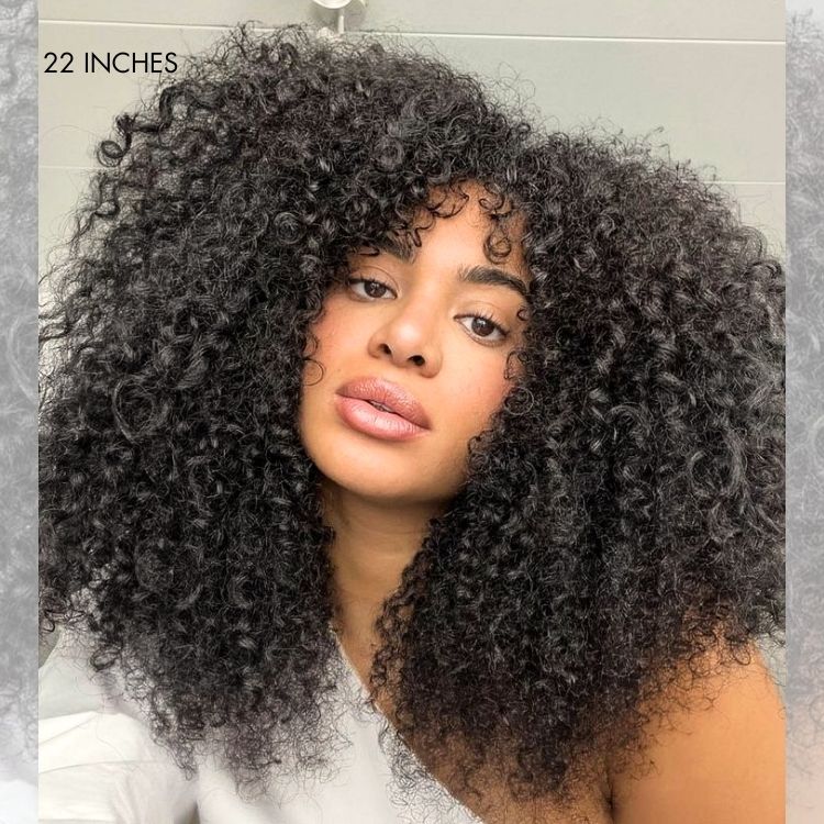Luvme Too Easy Texture™ 3-In-1 Half Wig 180% Density Kinky Curly / Yaki Straight Glueless Flexi-Fit Drawstring Wig