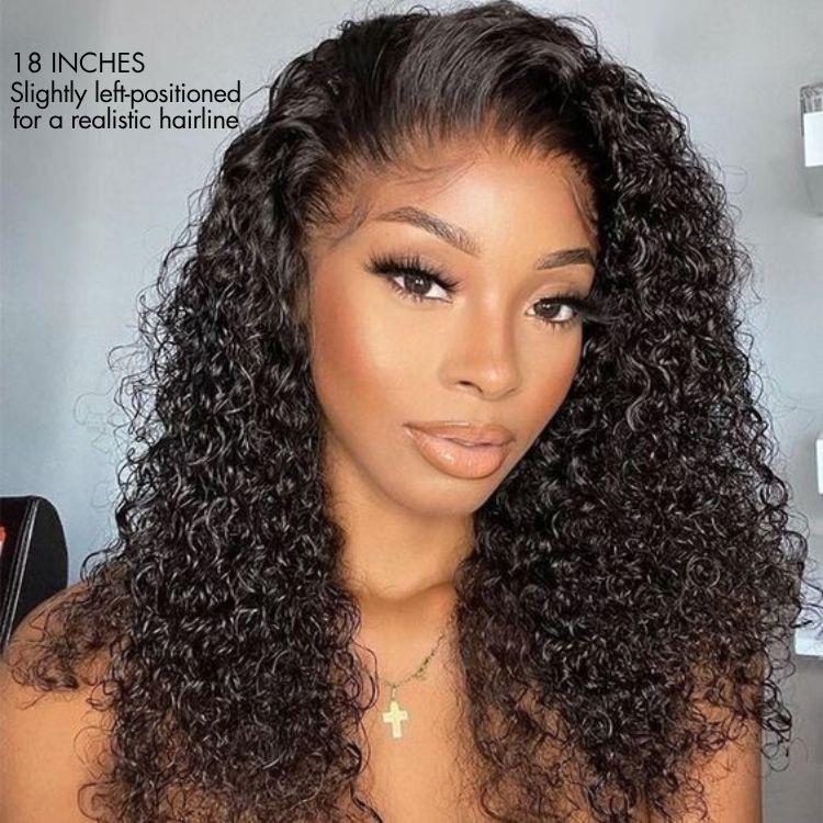 Wet and Wavy 5x5 Closure Pre-Cut Lace Water Wave Wig Glueless Side Part Human Hair Wig