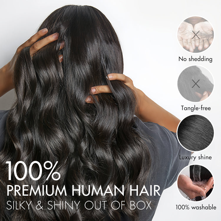 Boho Curly Wig – 5x5 Closure & Glueless