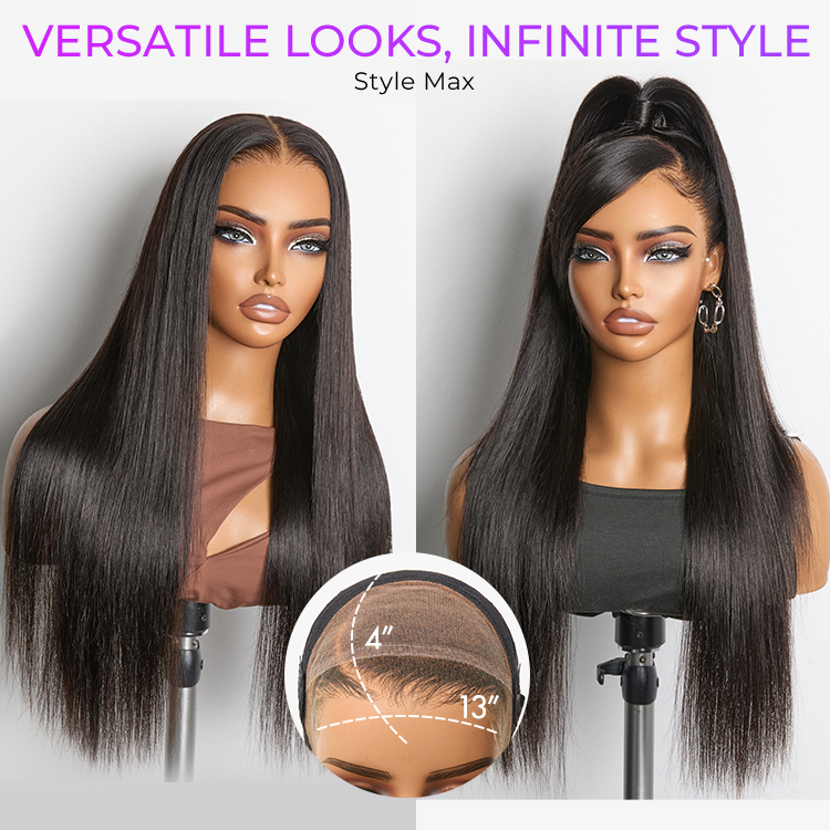 Silky Straight Wig – 13x4 HD Lace & Glueless
