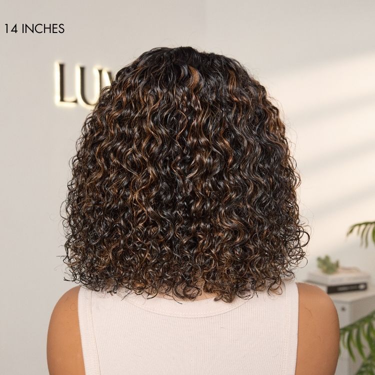 Wet and Wavy 5x5 Closure Pre-Cut Lace Water Wave Wig Glueless Side Part Human Hair Wig