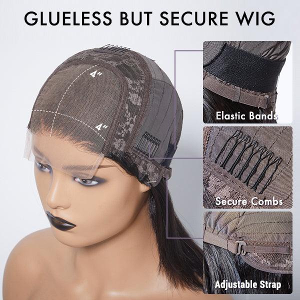 Blunt Cut Bob Wig – Silky Straight & 4x4 Lace