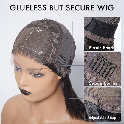 Blunt Cut Bob Wig – Silky Straight & 4x4 Lace