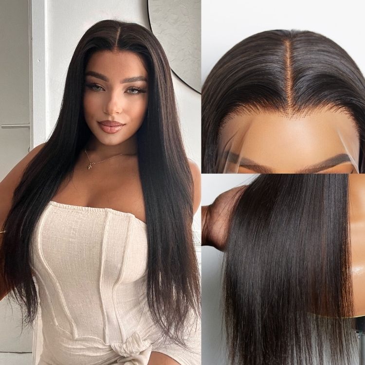 Natural Straight Wig – Pre-Styled & Glueless