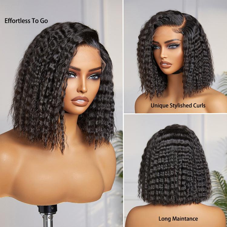 Bohemian Curly Bob Wig – HD Lace & Glueless