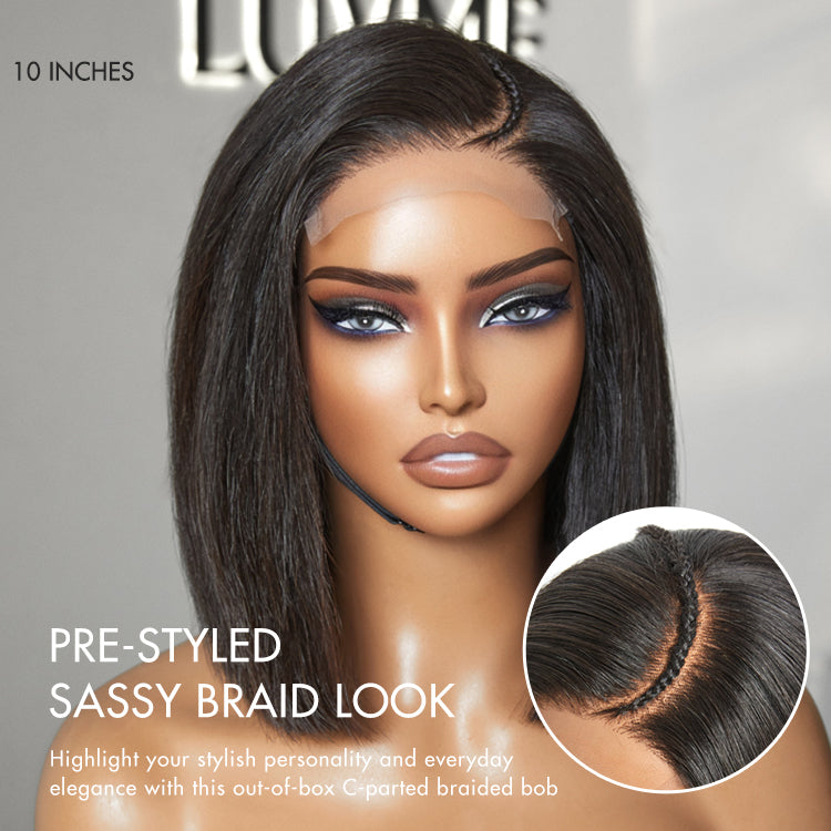Braided Bob Wig – Pre-Styled & 4x4 Lace