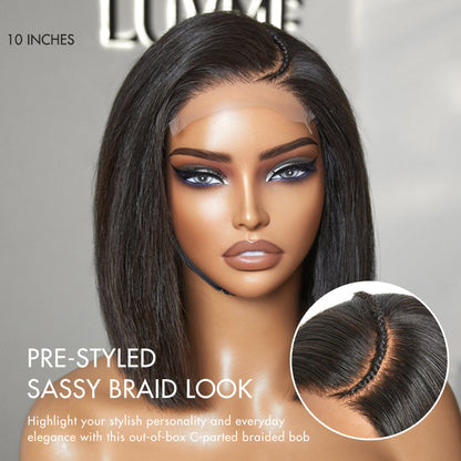 Braided Bob Wig – Pre-Styled & 4x4 Lace