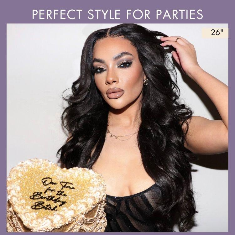 Loose Body Wave Wig – Layered Cut & 7x6 HD Lace
