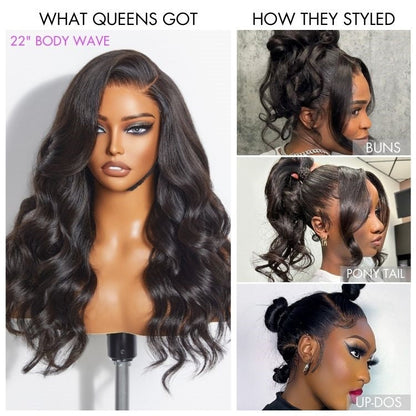 Natural Straight Wig – Pre-Styled & Glueless