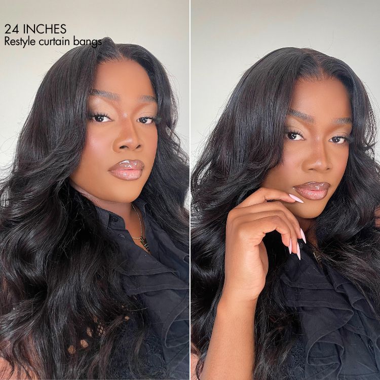 PreMax Wigs - 180% Density Super Natural Hairline Loose Body Wave Glueless 5x5 Closure HD Lace Wig Pre-Cut Lace | Large & Small Cap Size