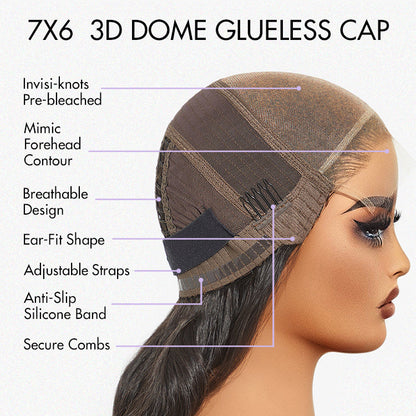 Loose Body Wave Wig – Layered Cut & 7x6 HD Lace