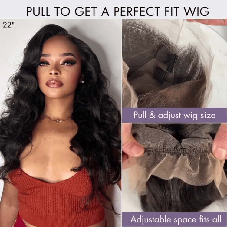 Body Wave Wig – Flexi-Fit & Easy Styling
