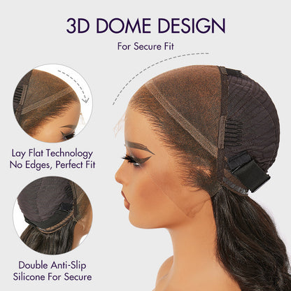 Loose Body Wave Wig – Blonde Highlights & 13x6 HD Lace