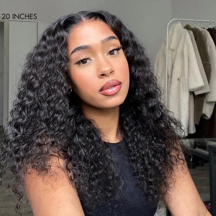 Body Wave / Straight / Kinky / Deep Wave Human Hair U Part Wig