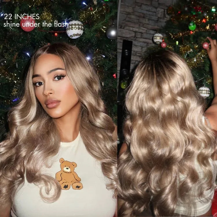 Ash Water Wave Wig – 13x4 Lace & Glueless