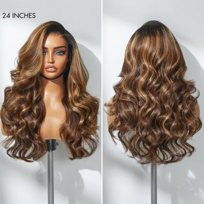 Luvme All-Day Comfort™ Wig 180% / 250% Density Glueless 7x6 Closure HD Lace Loose Body Wave Long Wig Pre-Cut Lace