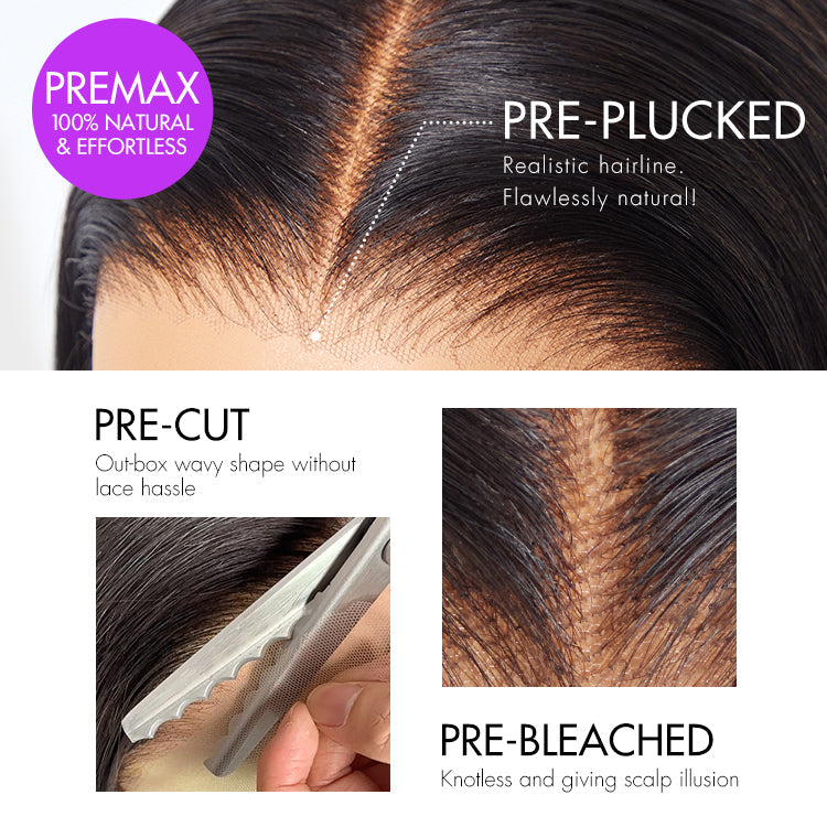 Silky Straight Wig – Blonde Highlights & 13x4 Lace