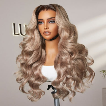 Ash Water Wave Wig – 13x4 Lace & Glueless