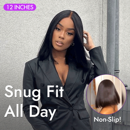 Bob Wig – Silky Straight & 5x5 HD Lace