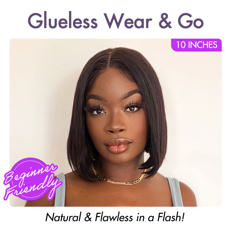Bob Wig – Silky Straight & 5x5 HD Lace