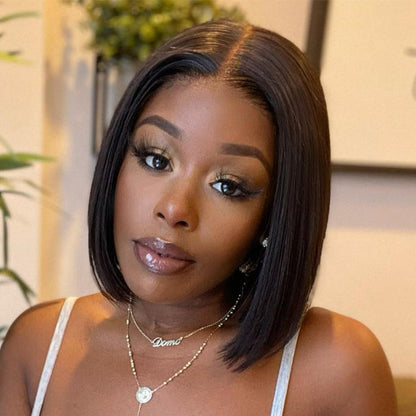 Bob Wig – Silky Straight & 5x5 HD Lace