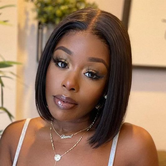 Bob Wig – Silky Straight & 5x5 HD Lace