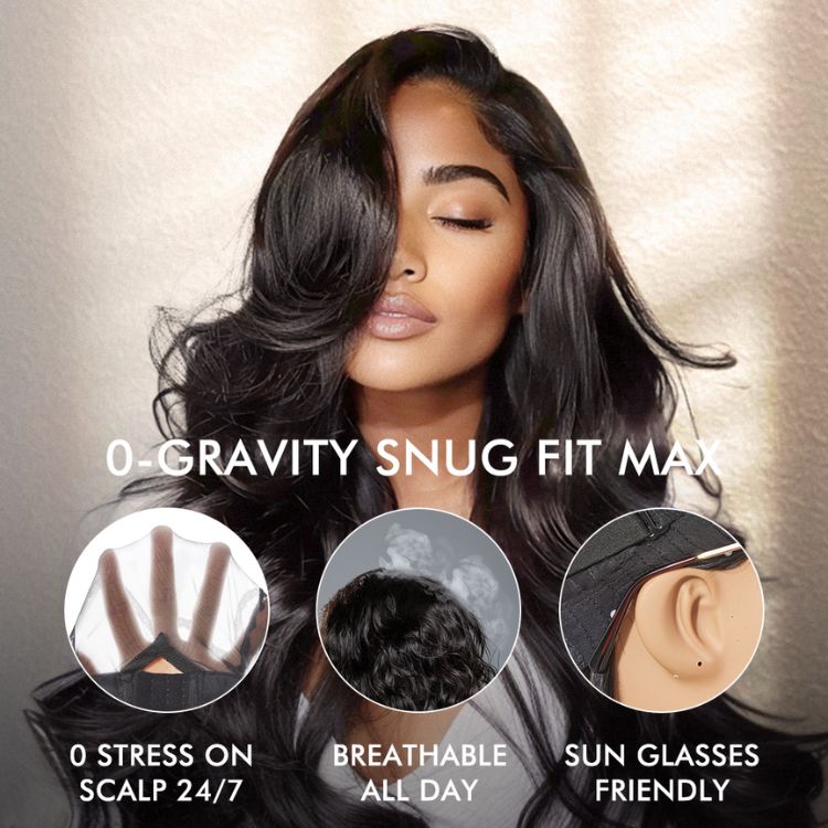 Luvme All-Day Comfort™ Wig 180% Density Bouncy Wand Curly 7x6 Closure HD Glueless Wig Pre-Cut Lace