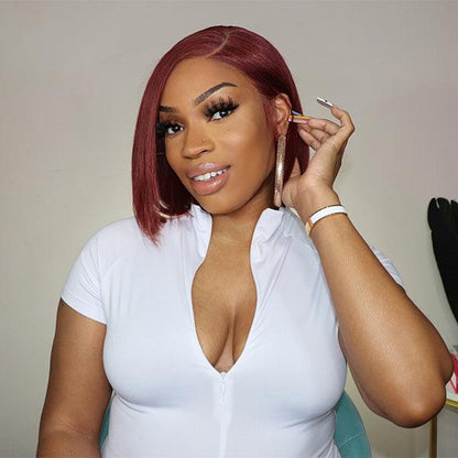 Bob Wig – Reddish Purple & Glueless